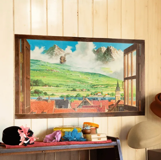 Howls Moving Castle Wall Art/Window Picture (Limited Edition)