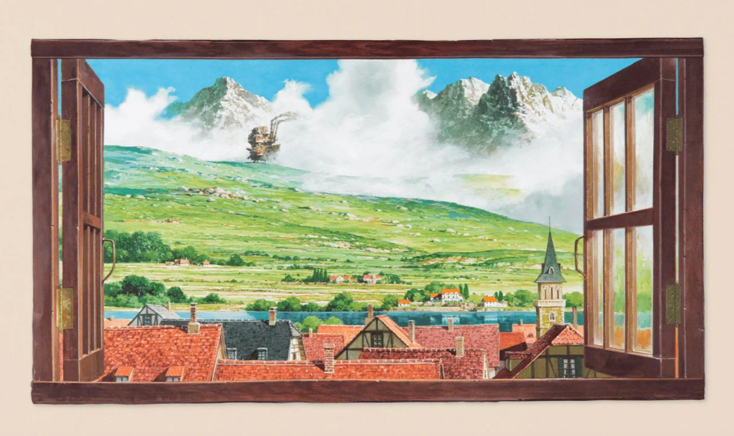 Howls Moving Castle Wall Art/Window Picture (Limited Edition)