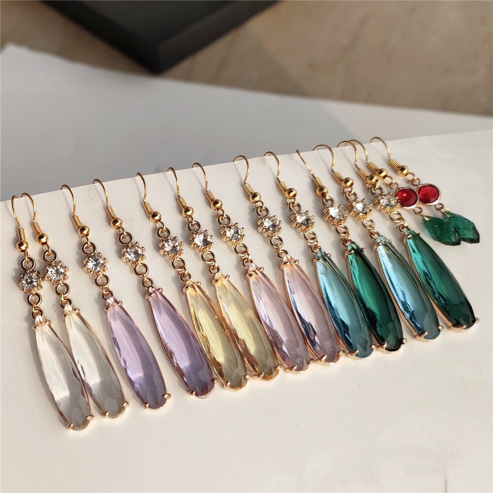 Howl's Tourmaline Crystal Earrings