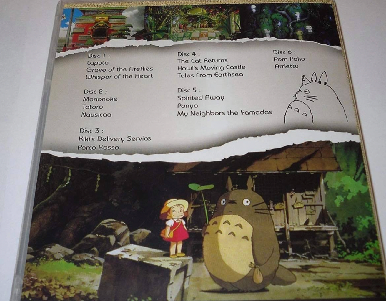Studio Ghibli Movie Collection (DVD, All 17 movies, 6-Disc Set)