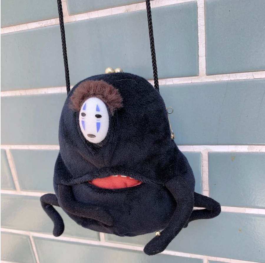 Spirited Away No-Face Clasp Pouch