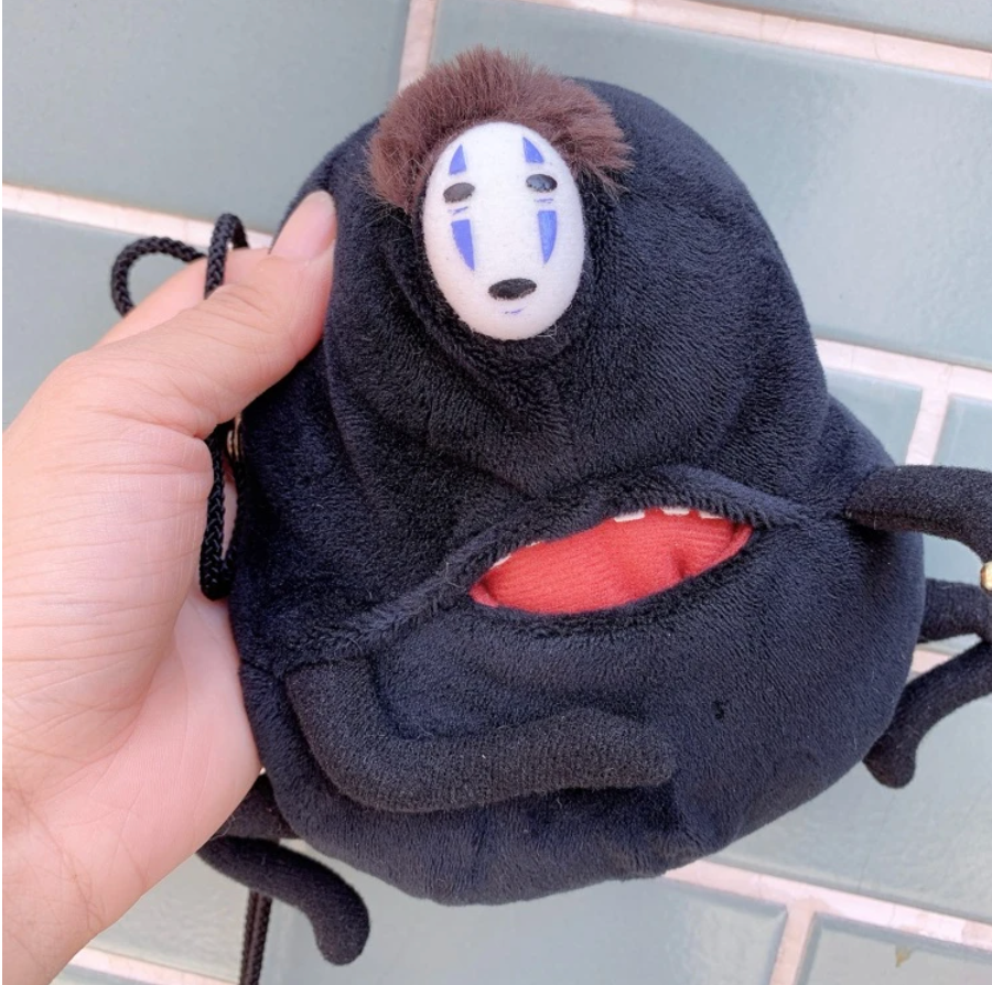 Spirited Away No-Face Clasp Pouch