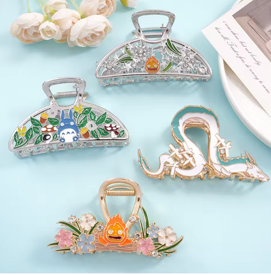 Studio Ghibli Claw Hair Clips