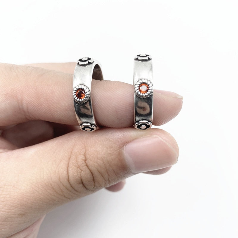 Howl's Moving Chateau Ring, 925 Sterling Silver, Couple Ring Set