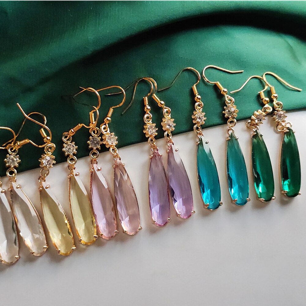 Howl's Tourmaline Crystal Earrings