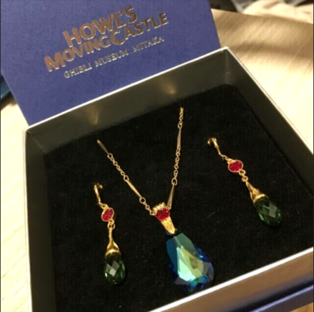 Howl Earrings Howls Moving Castle Earrings,Howl Moving Castle necklace,Studio  Ghibli Earrings,16K gold howls jewelry - AliExpress