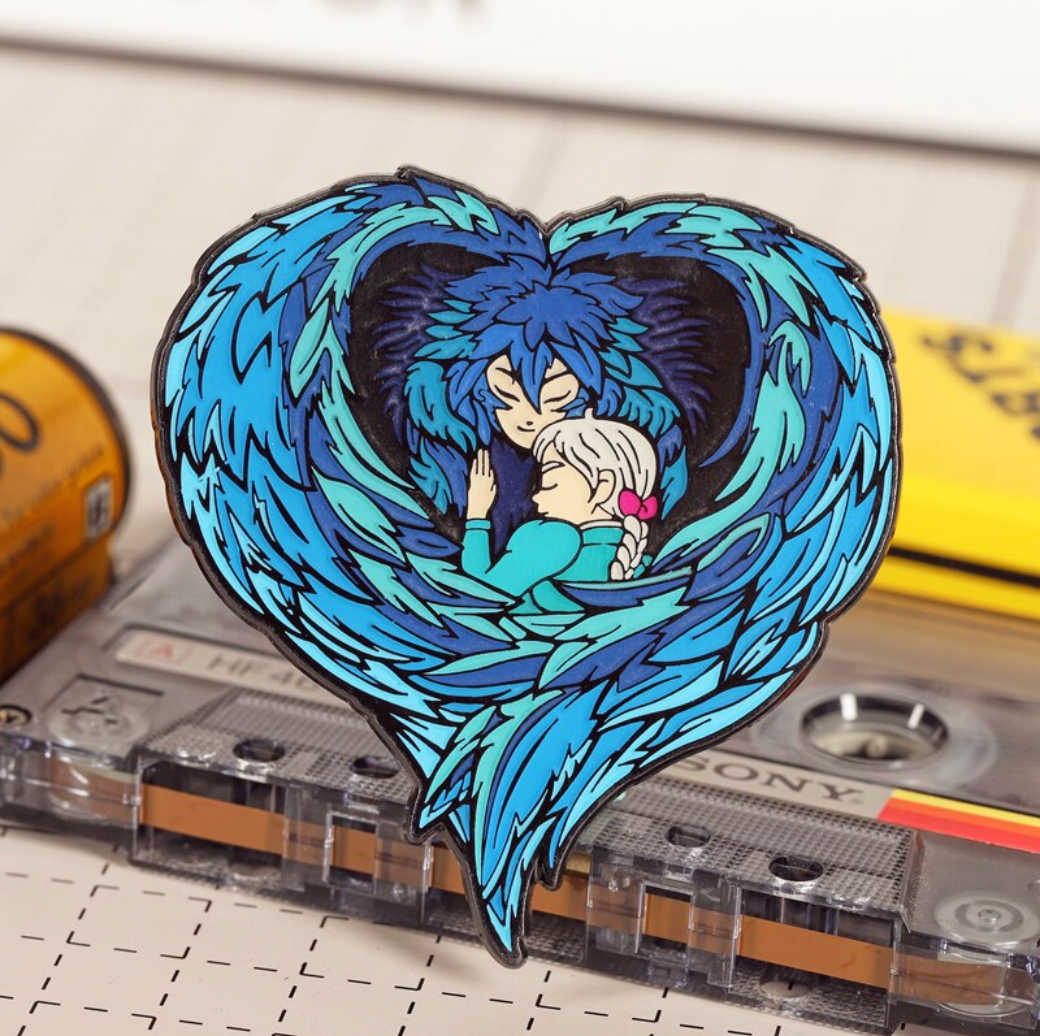 Studio Ghibli Heart Shaped Pins