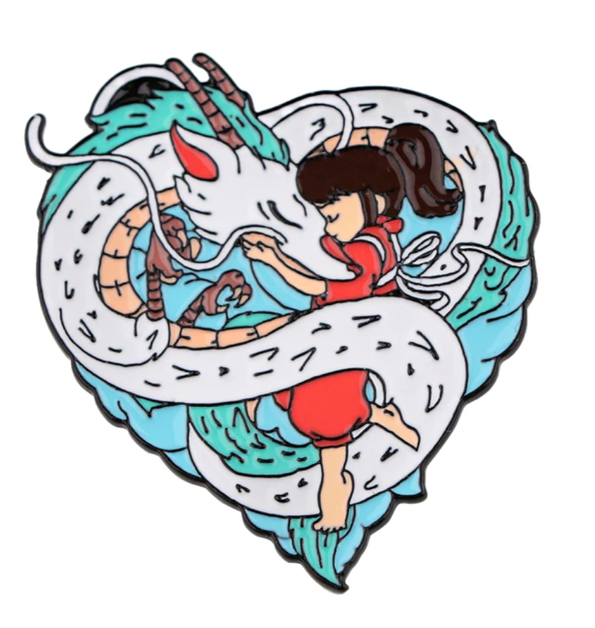 Studio Ghibli Heart Shaped Pins