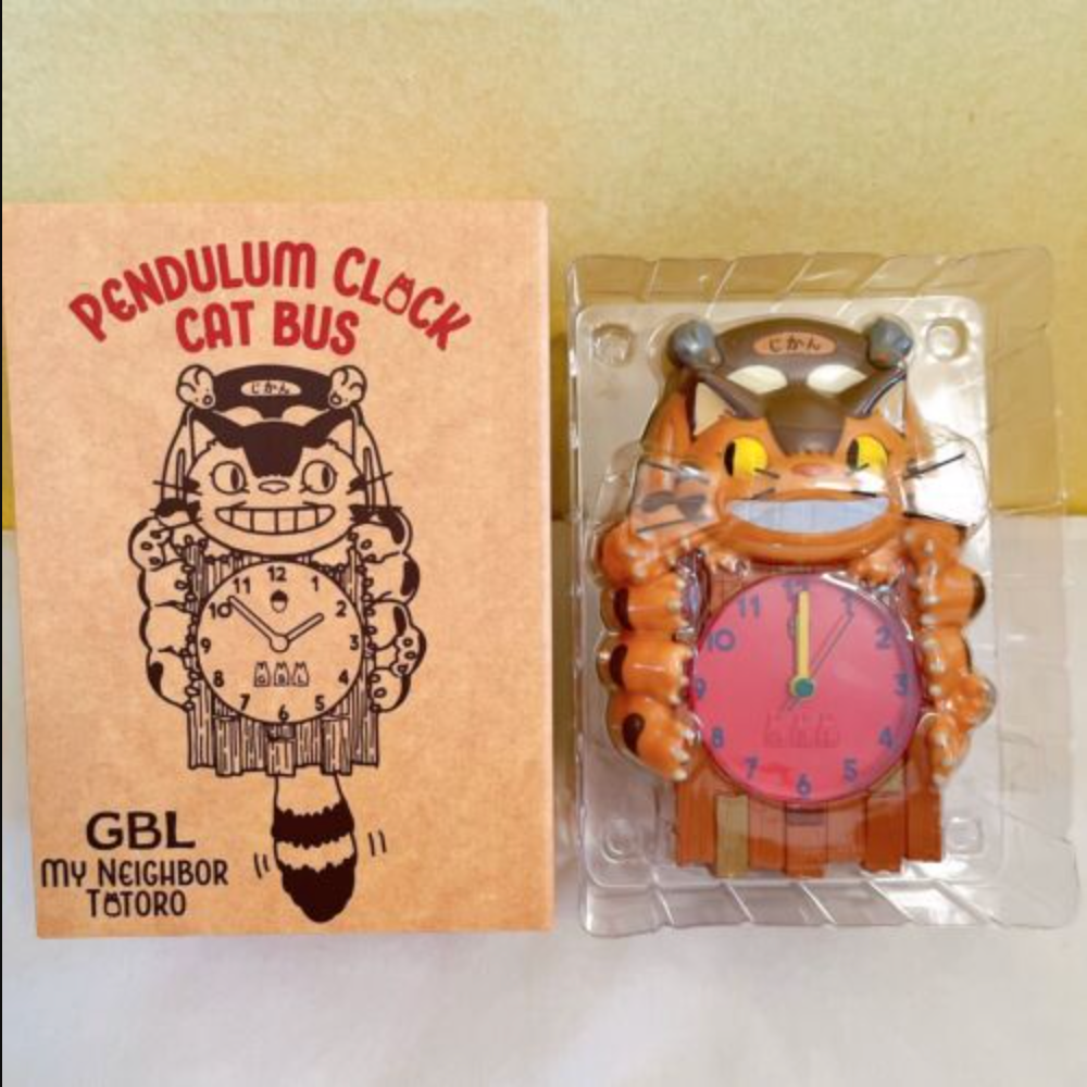 Catbus Clock My Neighbour Totoro Catbus Pendulum Clock – Ghibli Museum Store