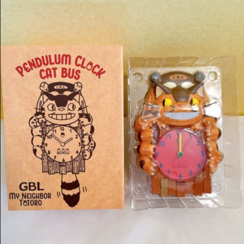 My Neighbour Totoro Catbus Pendulum Clock