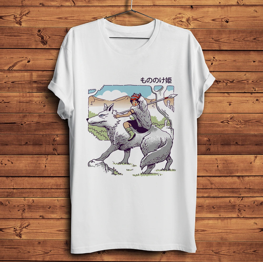 Studio Ghibli White Vintage T-shirt