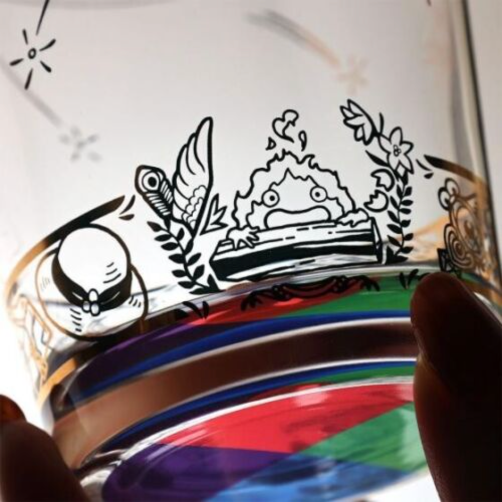 Howl's Moving Castle Coloured Disk Glass