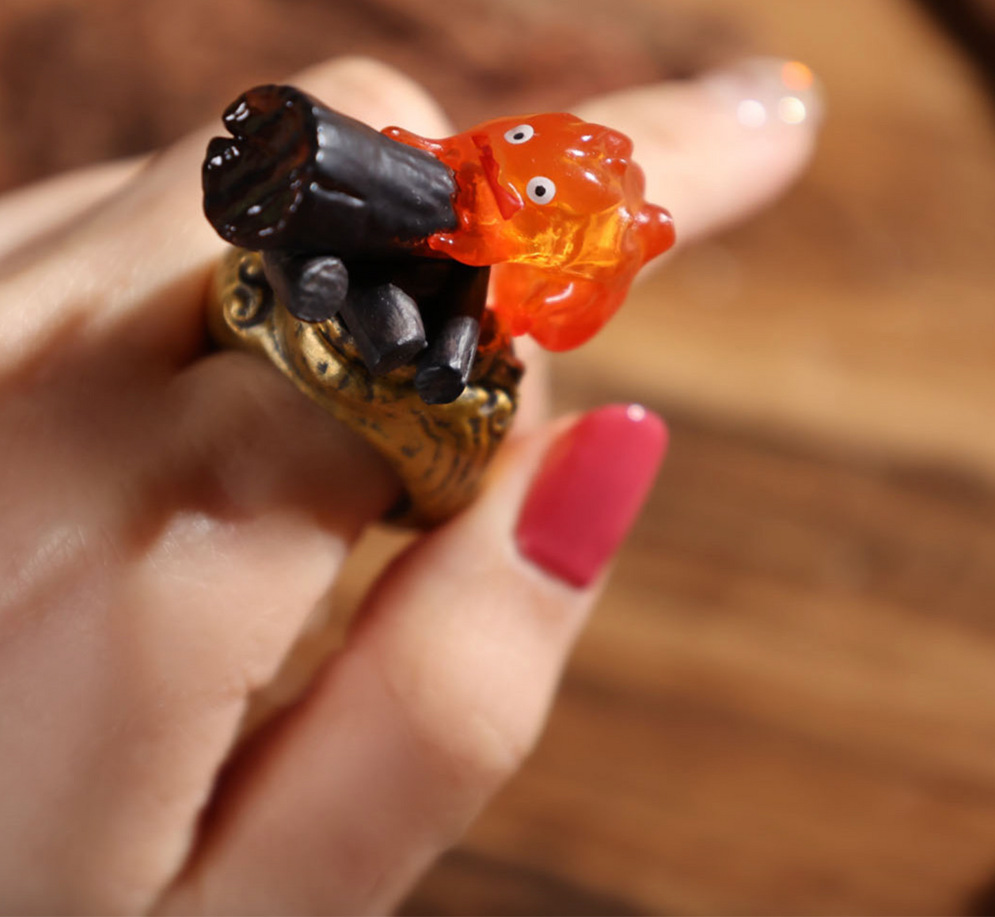 Howl's Moving Castle Calcifer Rings - KAZARINGS