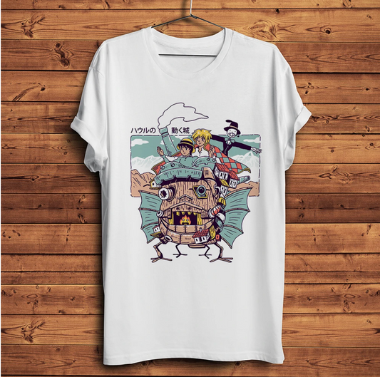 Studio Ghibli White Vintage T-shirt