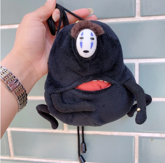 Spirited Away No-Face Clasp Pouch