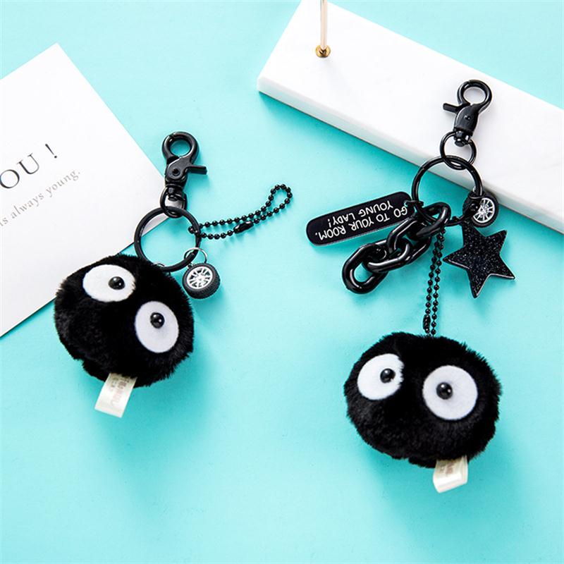 Spirited Away Soot Sprite Keychains