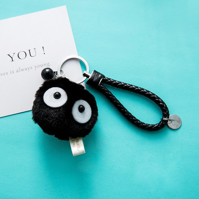 Spirited Away Soot Sprite Keychains